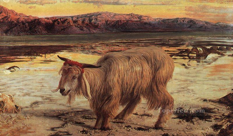 The Scapegoat British William Holman Hunt Oil Paintings